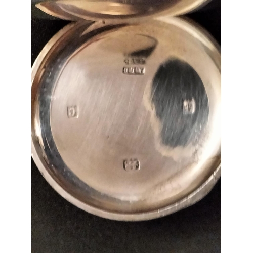 141 - A.W.W. Co Waltham Pocket Watch in Silver Case. Watch requires Attention.