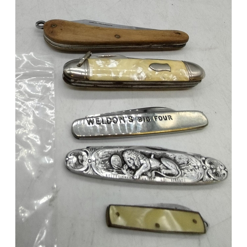 145 - Vintage Pen Knives (5).