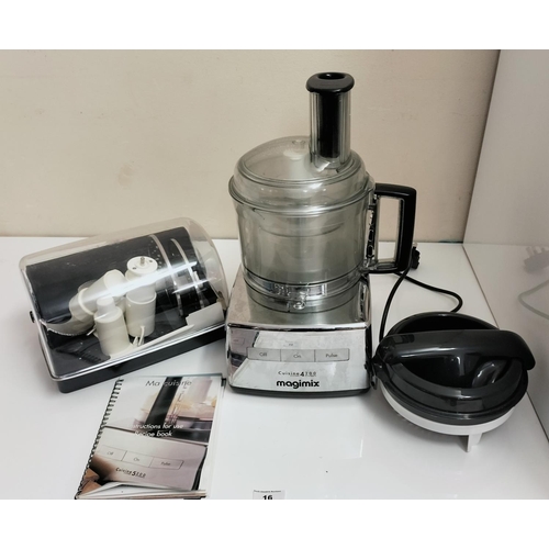 16 - Magimix Cuisine 4200 Food Processor. Boxed.