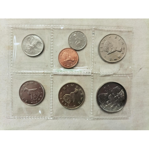 160C - 1997 Zimbabwe Coin Set in VGC.