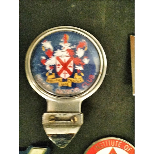 163 - Collection of Motor Memorabilia Badges.