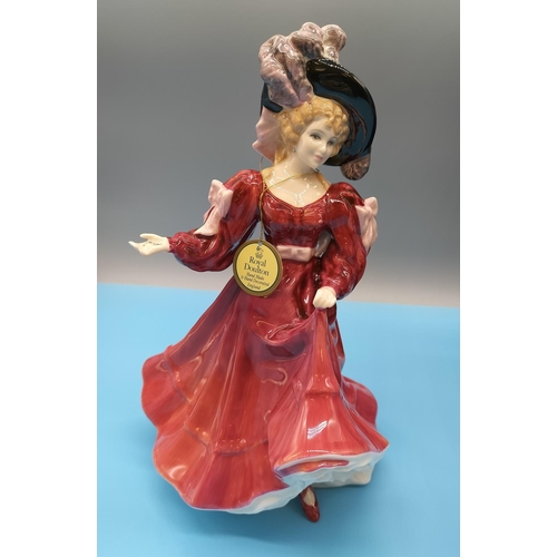 166 - Boxed Royal Doulton 22cm Figurine of the Year 'Patricia' HN3365.