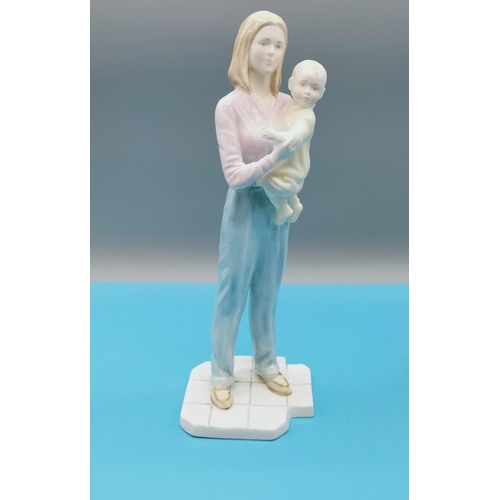 182 - Wedgwood Moments in Time 26cm Figure 'Tender Loving Care'.