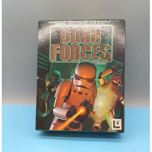 222 - Rare Vintage Star Wars Dark Forces Big Box PC Game.