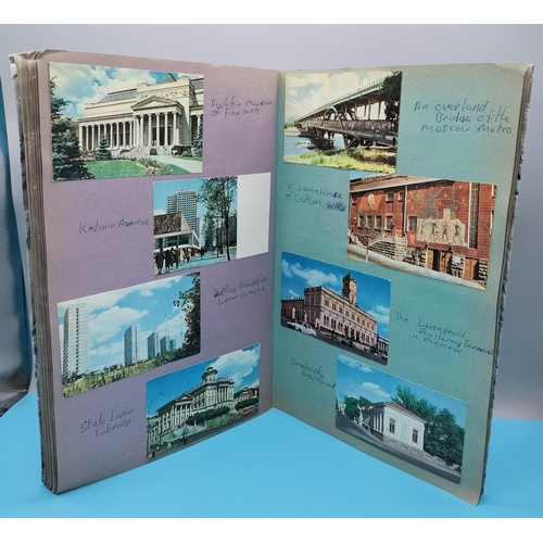 261 - 2 x Scrapbooks of Postcards.
