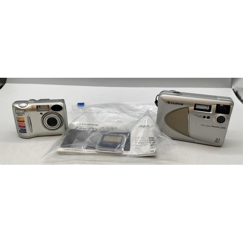 363 - Digital Cameras (2) - Nikon Coolpix 4600 and Fuji Film Fine Pix 2200 plus Memory Card. All Proceeds ... 