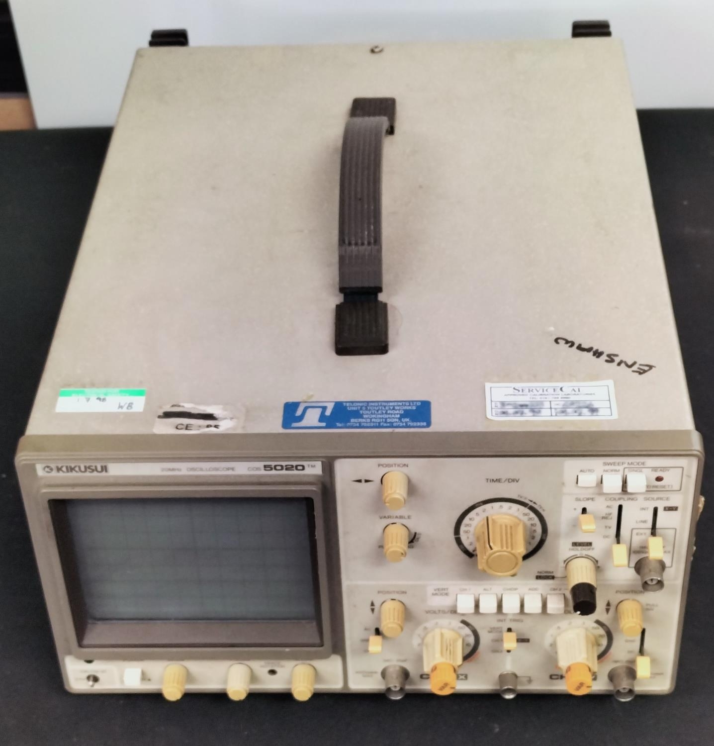 Kikusui 20mhz Oscilloscope Cos 5020. No Lead Untested but Vendor