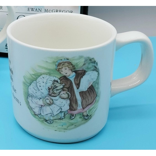 730 - Beatrix Potter Items to include Wedgwood Peter Rabbit Teapot and Mrs Tiggy Winkle Mug, Photo Album a... 
