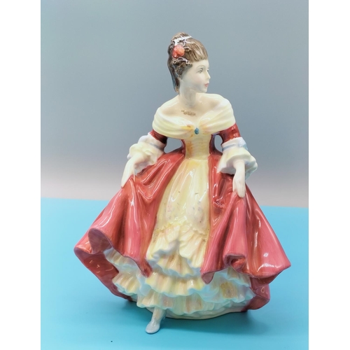 88 - Royal Doulton 20cm Lady Figure 'Southern Belle' HN 2229. First Quality.