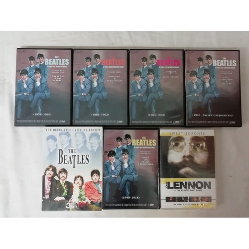 7 - A Nice collection of Beatles Ephemera to include 2 collectors editions gold disc, books and DVD