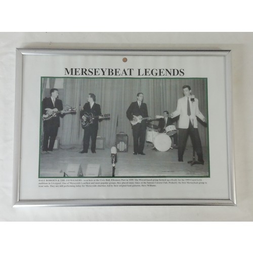 26 - Merseybeat legends a nice look at the bands who inspired the early days of Rock N Roll. 4 framed pri... 