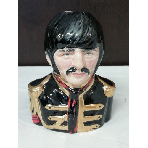 35 - The Beatles, Bairstow Manor legends of Rock N Roll character Jug collection Limited edition no 487 H... 