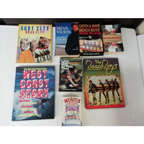 37 - The Beach Boys a nice collection  of ephemera to include a framed pair of concert Tickets signed  by... 