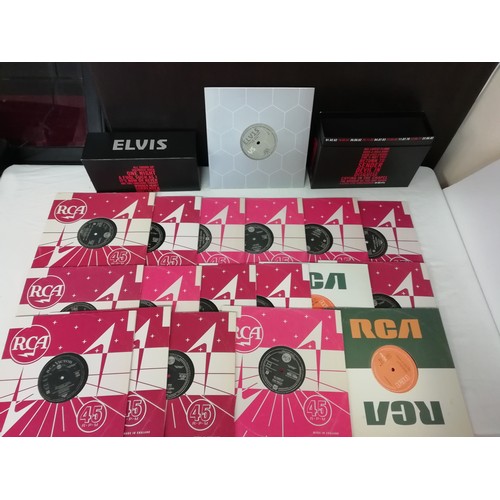 41 - Elvis Presley Ltd Edition UK singles box set no 08965. 18, 10 inch 45rpm singles of the Kings bigges... 