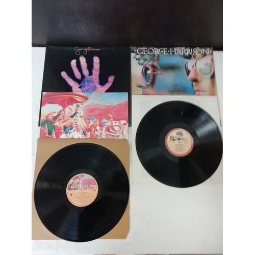 84 - George Harrison collection of 3Lp from the former Beatle to include PAS10006 