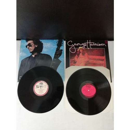 85 - George Harrison collection of 4 Lp from the former Beatle to include PAS10006 