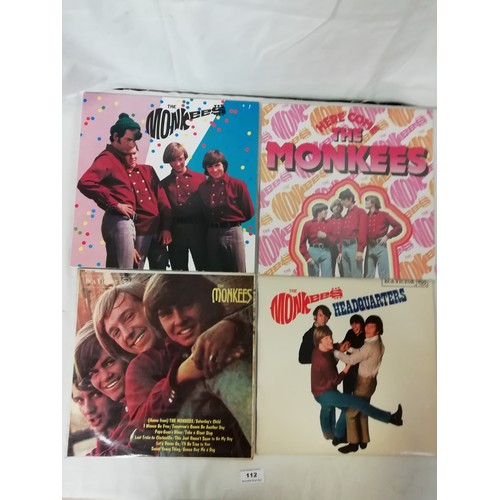 112 - The Monkees collection of 4 Lp to include RD7844 