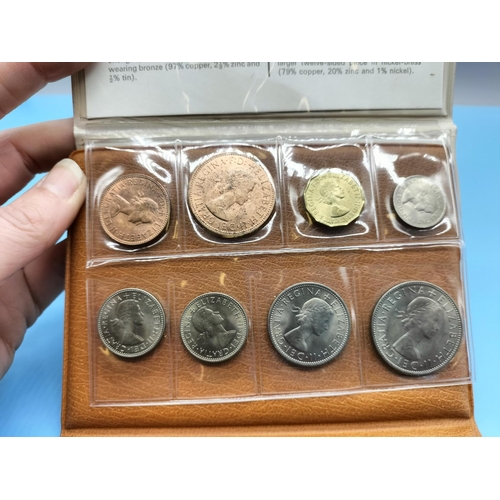 104 - Last Date Struck Pre Decimal Coin Sets (3) in Presentation Cases.