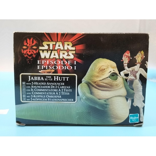 116 - Hasbro Star Wars Episode 1 'Jabba The Hut with 2 Headed Announcer'. Asst No 84125/84167. New and Box... 