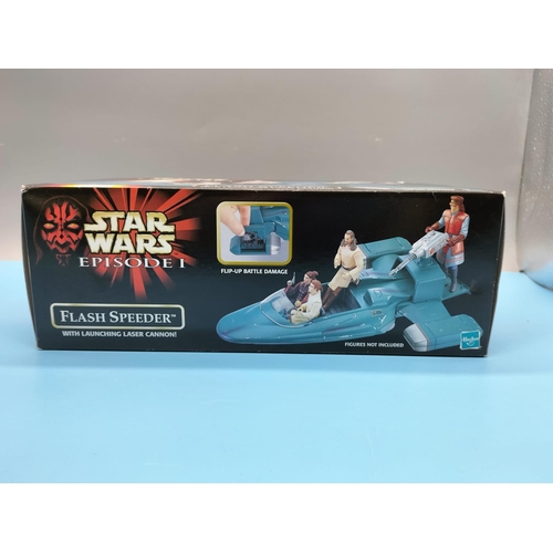 118 - Hasbro Star Wars Episode 1 'Flash Speeder' Asst No 84165/84191. New & Boxed.