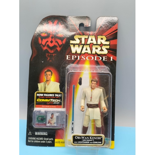 119 - Hasbro Star Wars Episode 1 Electronic Commtech Reader plus Obi-Wan Kenobi Commtech Chip and Figure. ... 