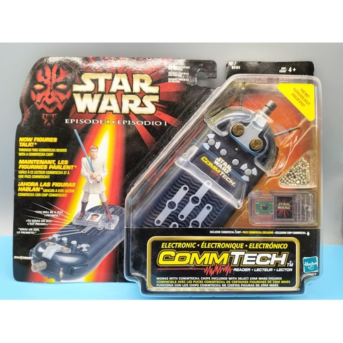 119 - Hasbro Star Wars Episode 1 Electronic Commtech Reader plus Obi-Wan Kenobi Commtech Chip and Figure. ... 