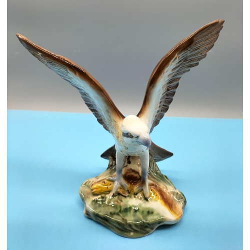 14 - Sylvac Figure of an Ospey/Sea Eagle with Original Sticker. 22cm Tall x 22cm Wide.