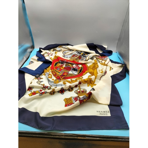 452 - Presented as an Hermes Scarf.