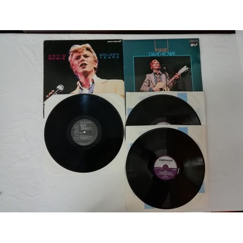 128 - David Bowie nice collection of Lp to include RS1001 