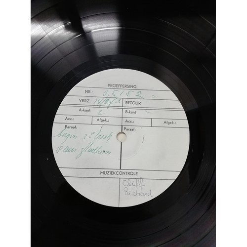 141 - Cliff Richard White label test pressing for South African release of Goodbye Sam Hello Samantha comp... 