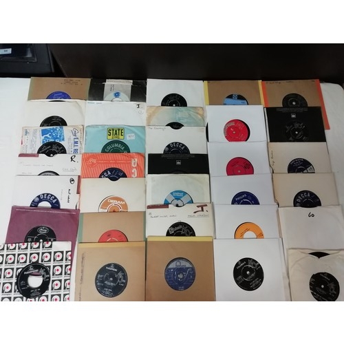 176 - A large collection of over 200 45RPM 7 inch singles Predominantly 1960's various artists