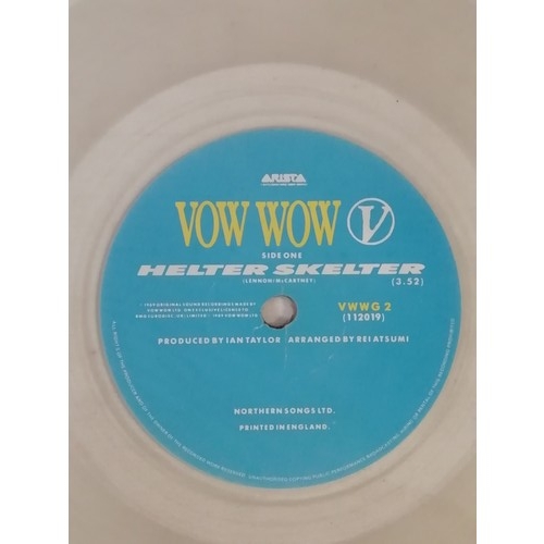 185 - Rock, A Limited Edition 7inch 45rpm on clear vinyl VWWG2 Vow Wow 