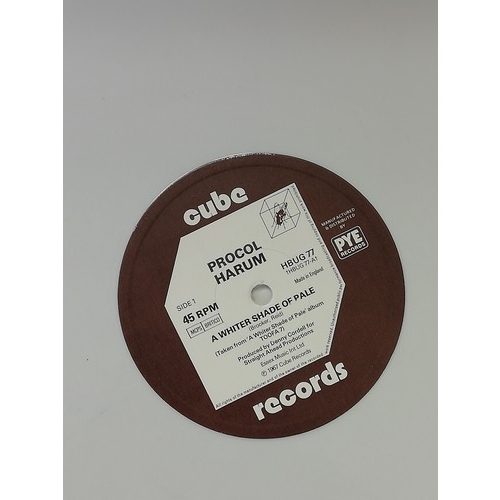 191 - Procul Harum HBUG77 AWhiter Shade Of Pale 12inch Ep Collectors edition on White Vinyl A1-B1