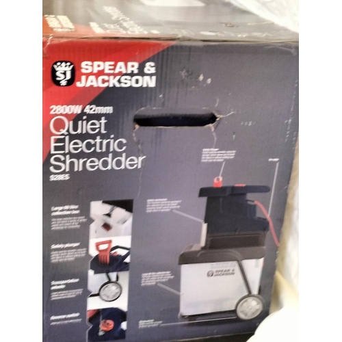 409 - New in Box Spear & Jackson Quiet Electric Garden Shredder S28ES 2800w.