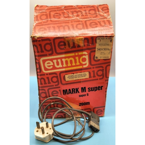 447 - Eumig Mark M Super 8 Zoom Movie Projector W/O.