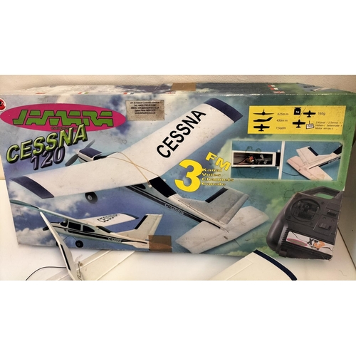 450 - Boxed Cessna 120 Jamara Remote Control Plane. Untested.