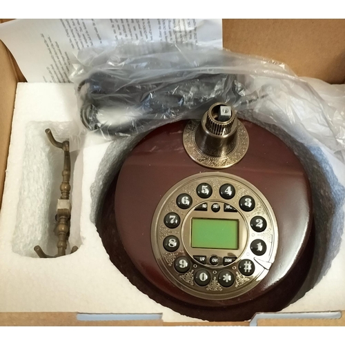 593 - Replica Antique Style Home Phone. New & Boxed.