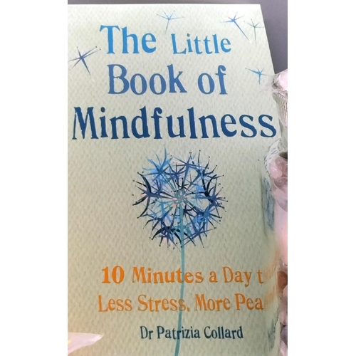 599 - Book of Mindfulness plus Assorted Healing Crystals and Luminous Sand.