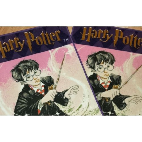 646 - 2 x Harry Potter Rugs 104cm x 67cm.