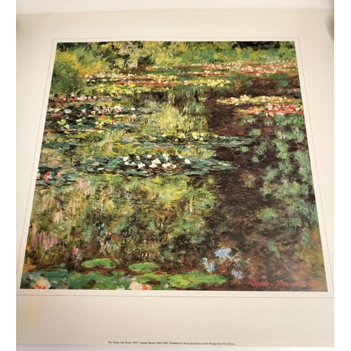 650 - 6 x Claude Monet Prints for Framing to include 'The Bridge on the Water Lily Pond', 'The Grand Canal... 