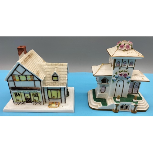 652 - Collection of 9 Coalport Cottages to include 'Christmas Cottage', 'The Villa', 'The Master's House',... 