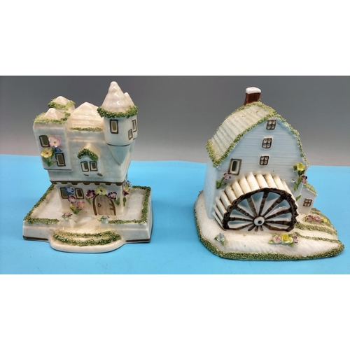 652 - Collection of 9 Coalport Cottages to include 'Christmas Cottage', 'The Villa', 'The Master's House',... 