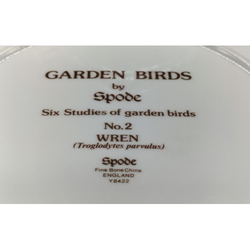 655 - Spode 'Garden Birds' Plates (5) plus Spode Ginger Jar.