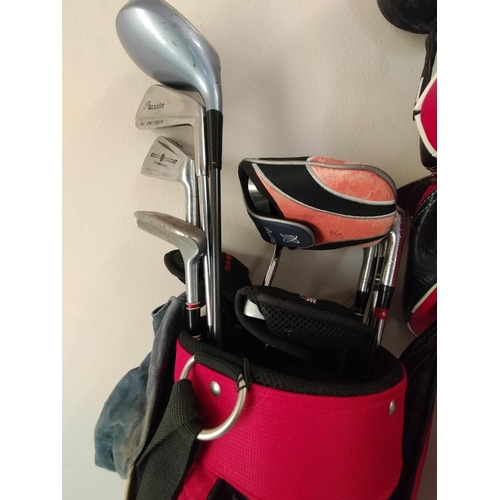 458 - 2 x Golf Bags and Golf Clubs. This Lot is Collection Only.