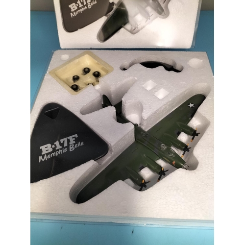 537 - 2 x Die Cast 'Memphis Belle' B-17F Metal Planes.