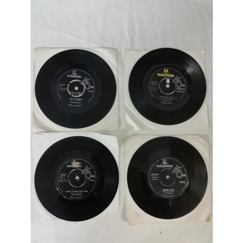 80A - Collection of 45rpm 7 inch singles Beatles, Rolling Stones and Bob Dylan