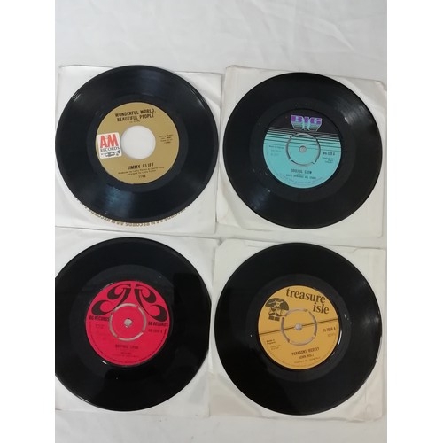 155A - A nice selection of 10 Reggae 7inch 45rpm single records