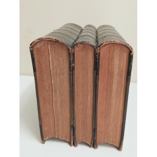 313 - History of England in 3 Volumes by Hume & Smollett from 1847.