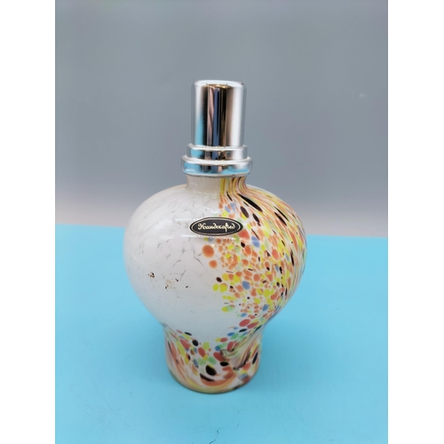 317 - Ashleigh & Barwood Hand Crafted Glass Fragrance Lamp.