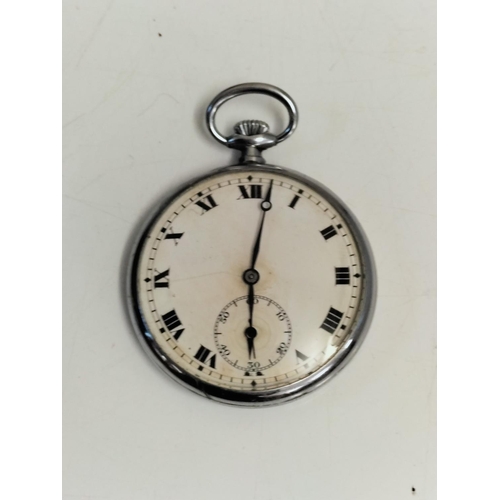 60 - Pocket Watch in Hard Case W/O.